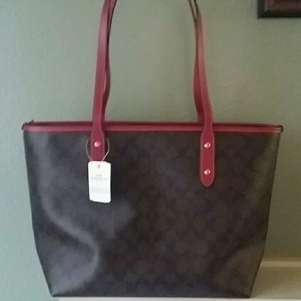 💖 COACH CITY ZIP TOTE 💖  - Picture 3 of 8